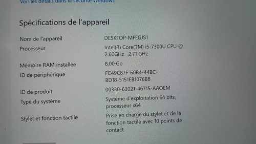 Microsoft surface pro5 7eme - microsoft, i5